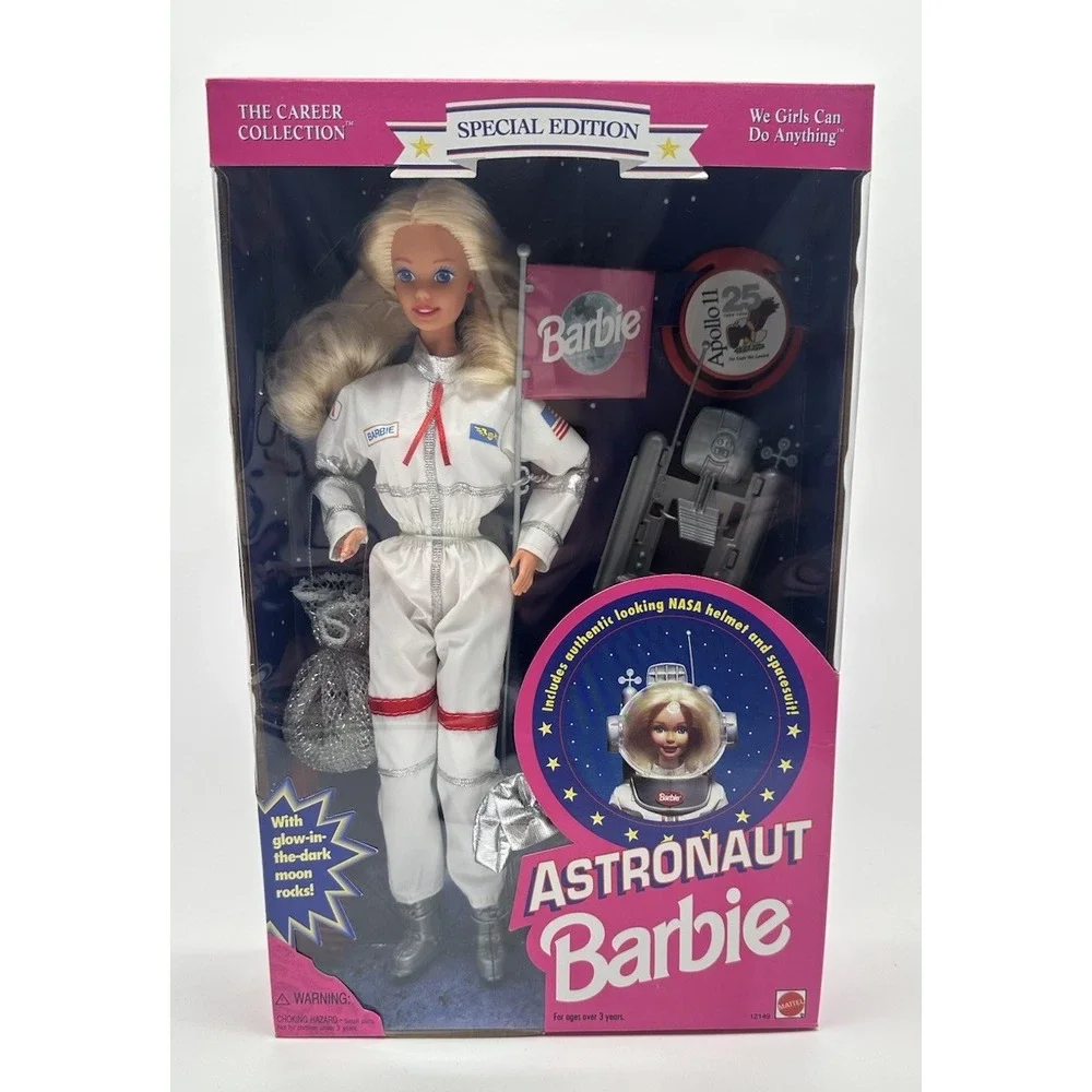 1994 ASTRONAUT BARBIE NASA APOLLO 25TH CAREER COLLECTION MATTEL 12149 NEW